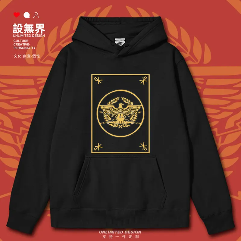 

The SPQR History of the Ancient Roman Empire's Rome Empire Civilization mens hoodies white streetwear autumn winter clothes