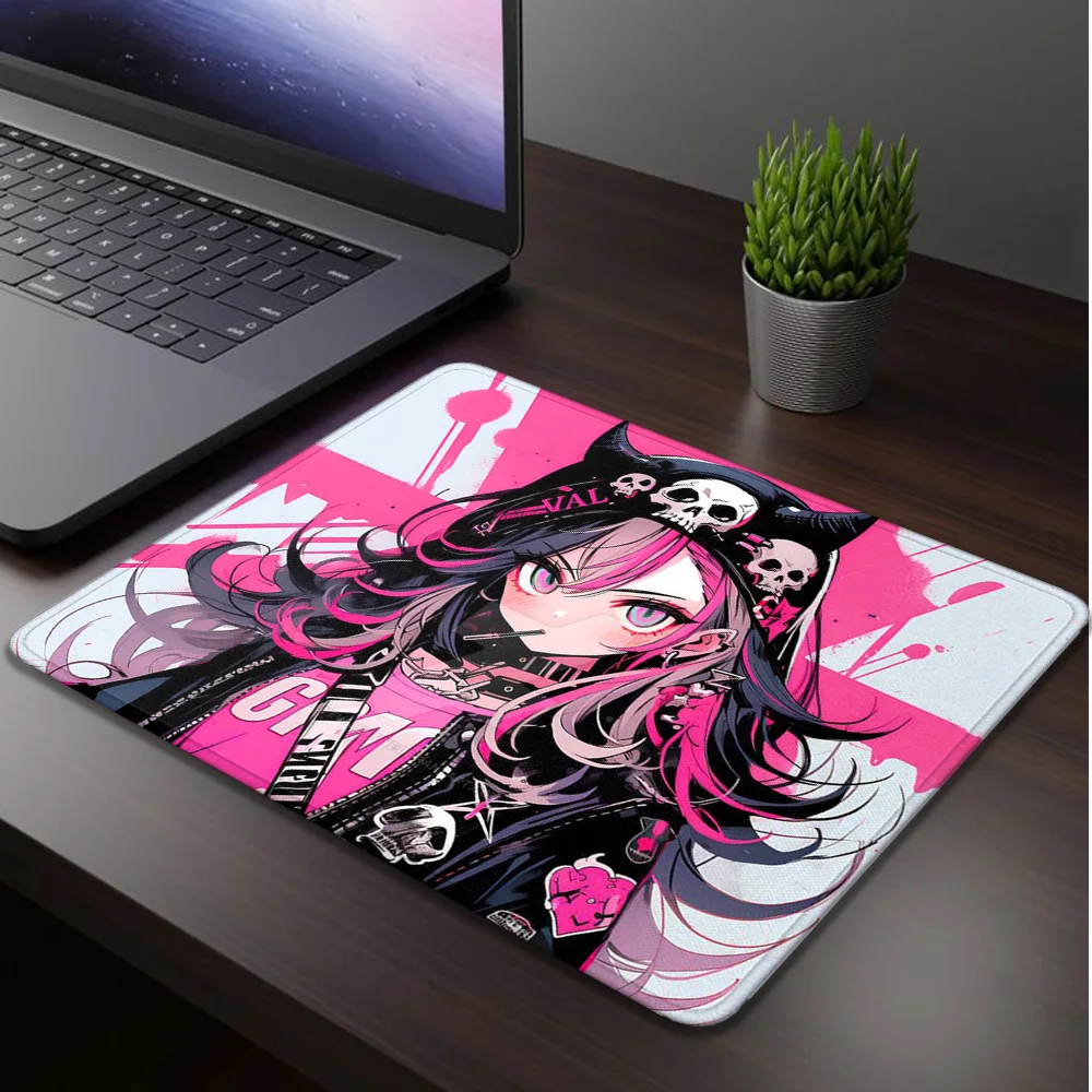 

Коврик для мыши с изображением аниме-девушки, игровые аксессуары, компьютерный коврик для мыши, коврик для геймеров, настольный коврик, коврик для рабочего стола, офисный коврик