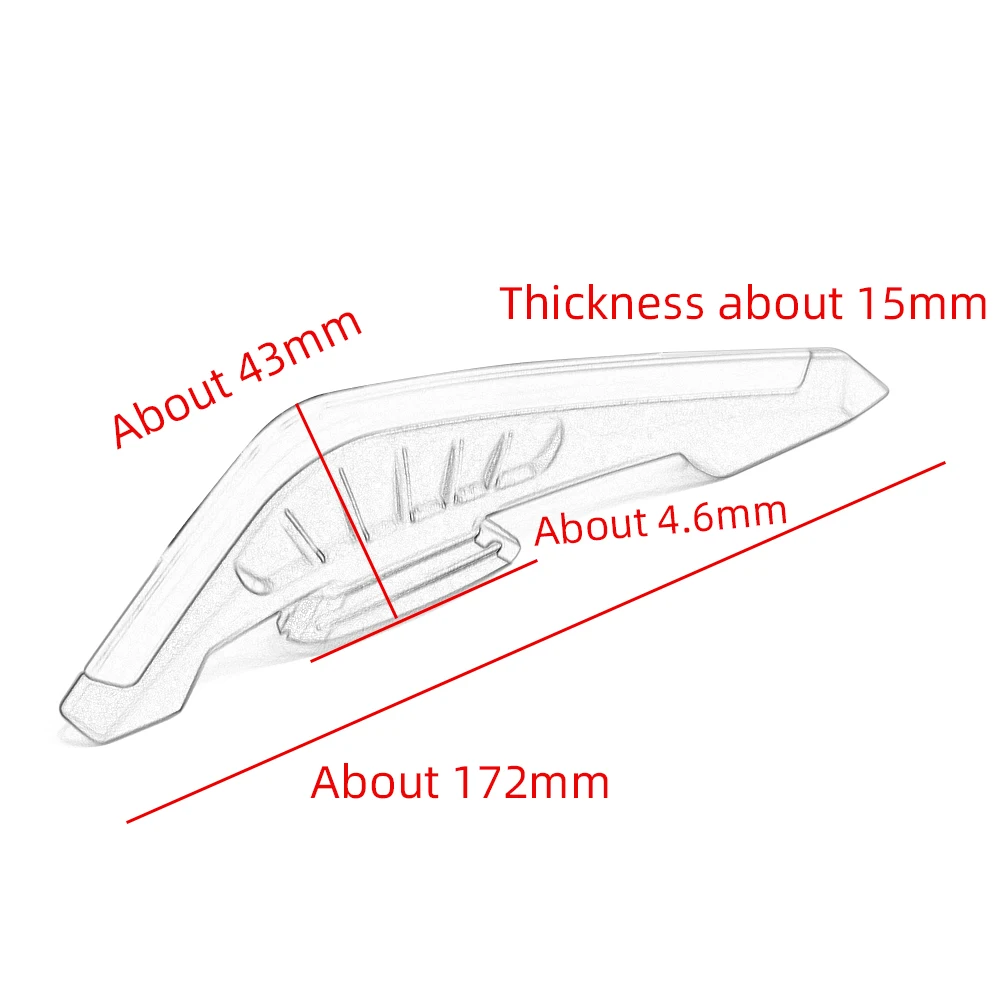 FOR YAMAHA NMAX155 N-MAX155 TURBO 2025 Side Wings Sticker Motorcycle Front Fairing Winglets Dynamic Wing Sticker Fitting Winglet