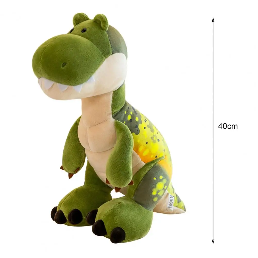 Dinosauro peluche bambola morbido dinosauro giocattolo carino 3d tirannosauro-rex bambola di peluche morbido cuscino di dinosauro farcito natale nuovo per i bambini