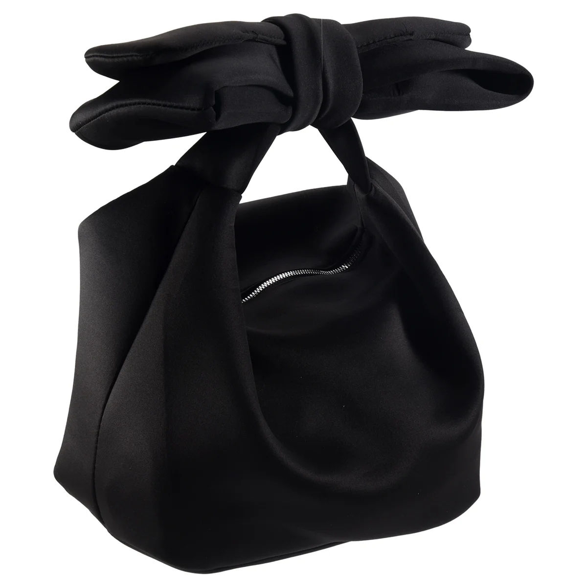 【Flash-Sale!】Designer Women Handbags Bow Day Clutches Bag Ladies Evening Party Clutches Black Handbag Shoulder Bag(Black)