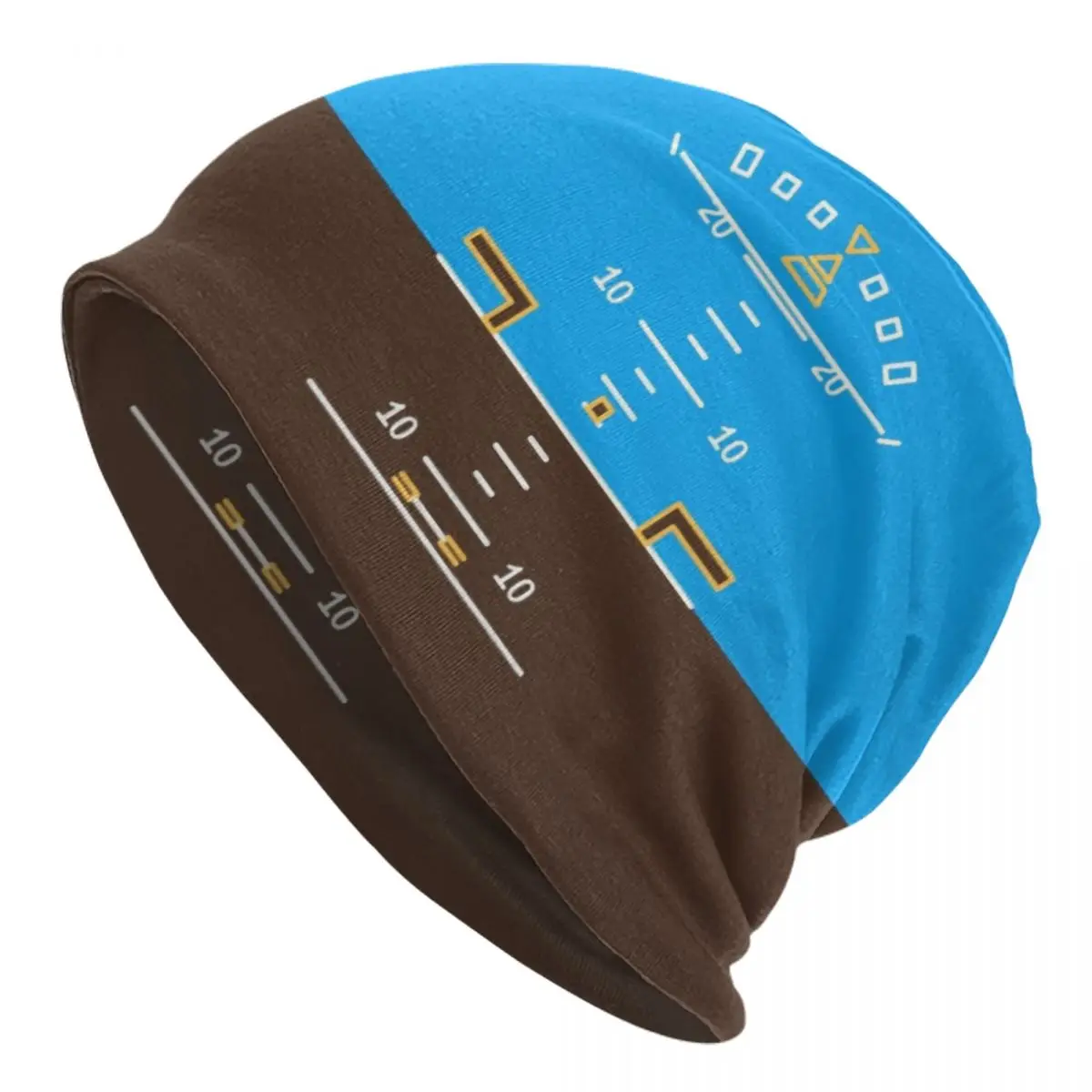 Attitude Indicator Skullies Beanies Caps Streetwear Winter Warm Knitting Hat Flight Pilot Airplane Aviation Aviator Bonnet Hats