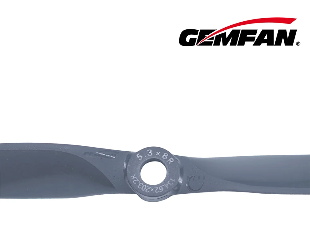 GEMFAN VORTEX Elektrischer Propeller 5" Multi-Größe 5.25x8/5x5/5x7.55.3X8E/5.3X8R Ausbalanciert & Langlebig für RC-Flugzeuge mit festem Flügel – Detail 29