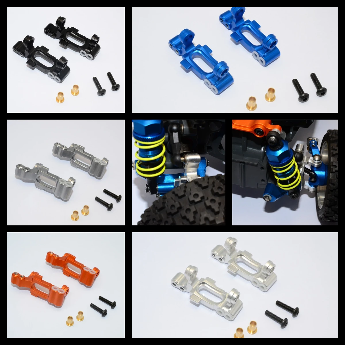 

GPM ALUMINIUM FRONT C-HUB - 1PR SET For TAMIYA MF-01 X