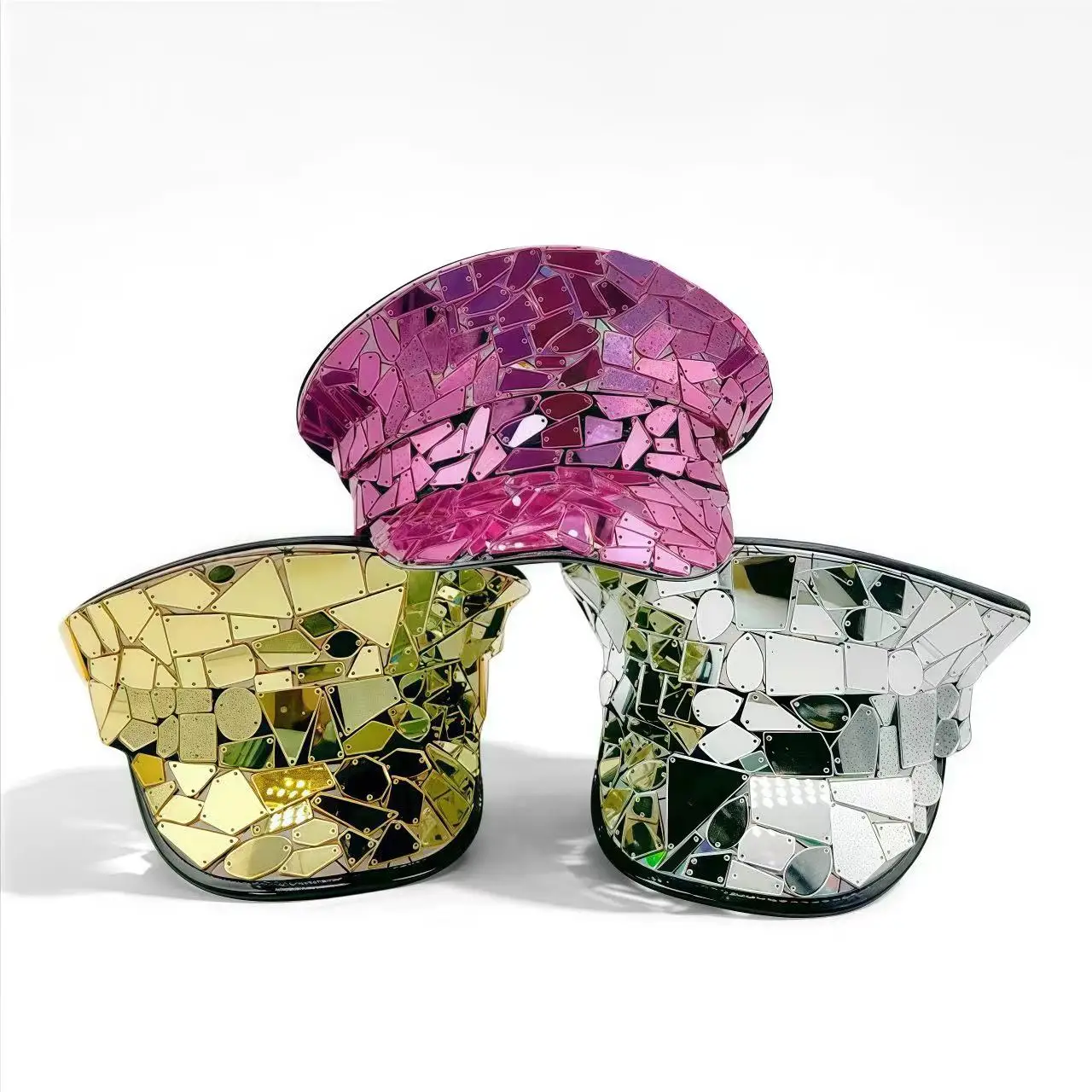 

Капитанская шляпа в стиле стимпанк со стразами для карнавала, Марди Гра, винтажные военные аксессуары и кепка для мужчин и женщин