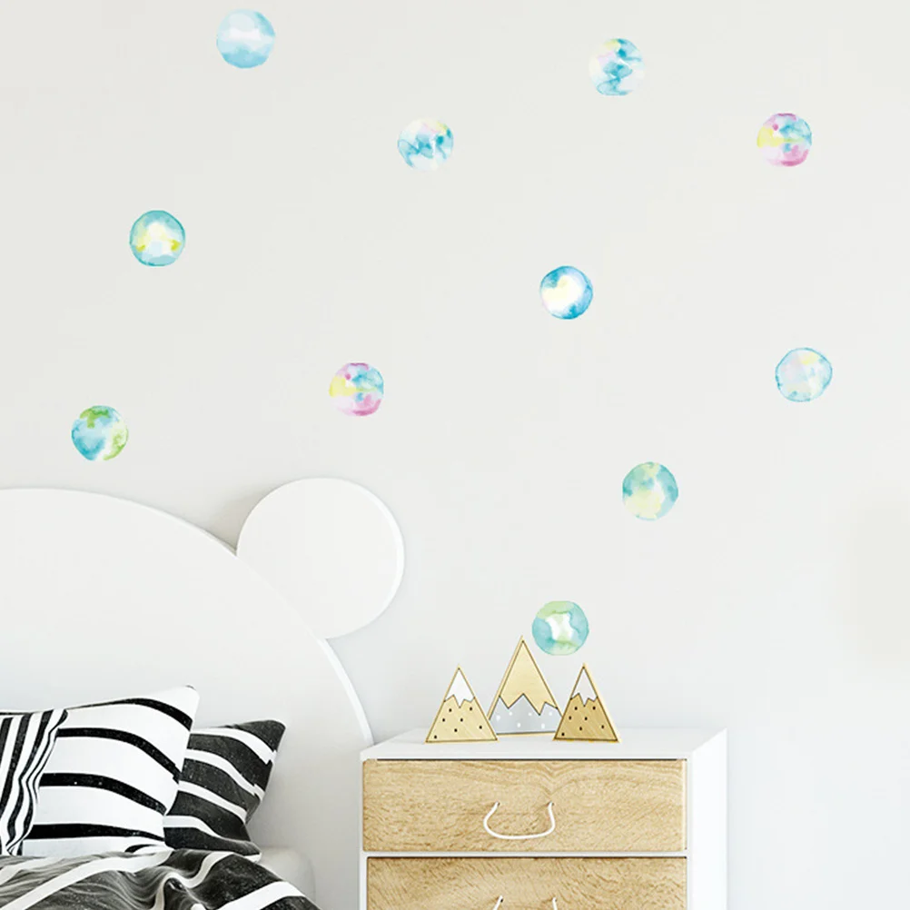

Watercolor Bubble Wall Decals Peel Stick Mermaid Ocean Theme Room Bedroom Bathroom Bubble Wall Art Room Wallpaper