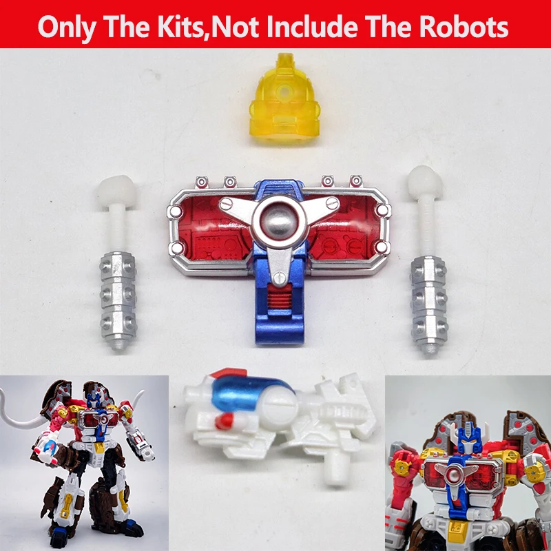 Replacement Chest Upgrade Kit for Generations Selects Maximal Big Convoy, Light-Transparent Eyes