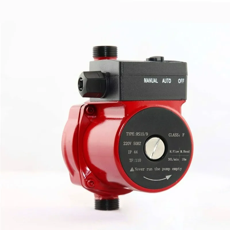 220V Silent Floor Heating Circulation Pump 100W 25L/MIN Adjustable Speed Quiet Home Use