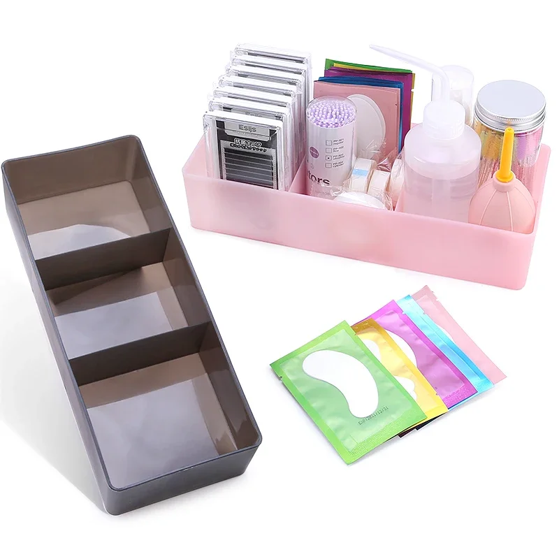 Boîte de rangement de grande capacité pour outils de maquillage, étui à pince à épiler, extension de cils, accessoires cosmétiques