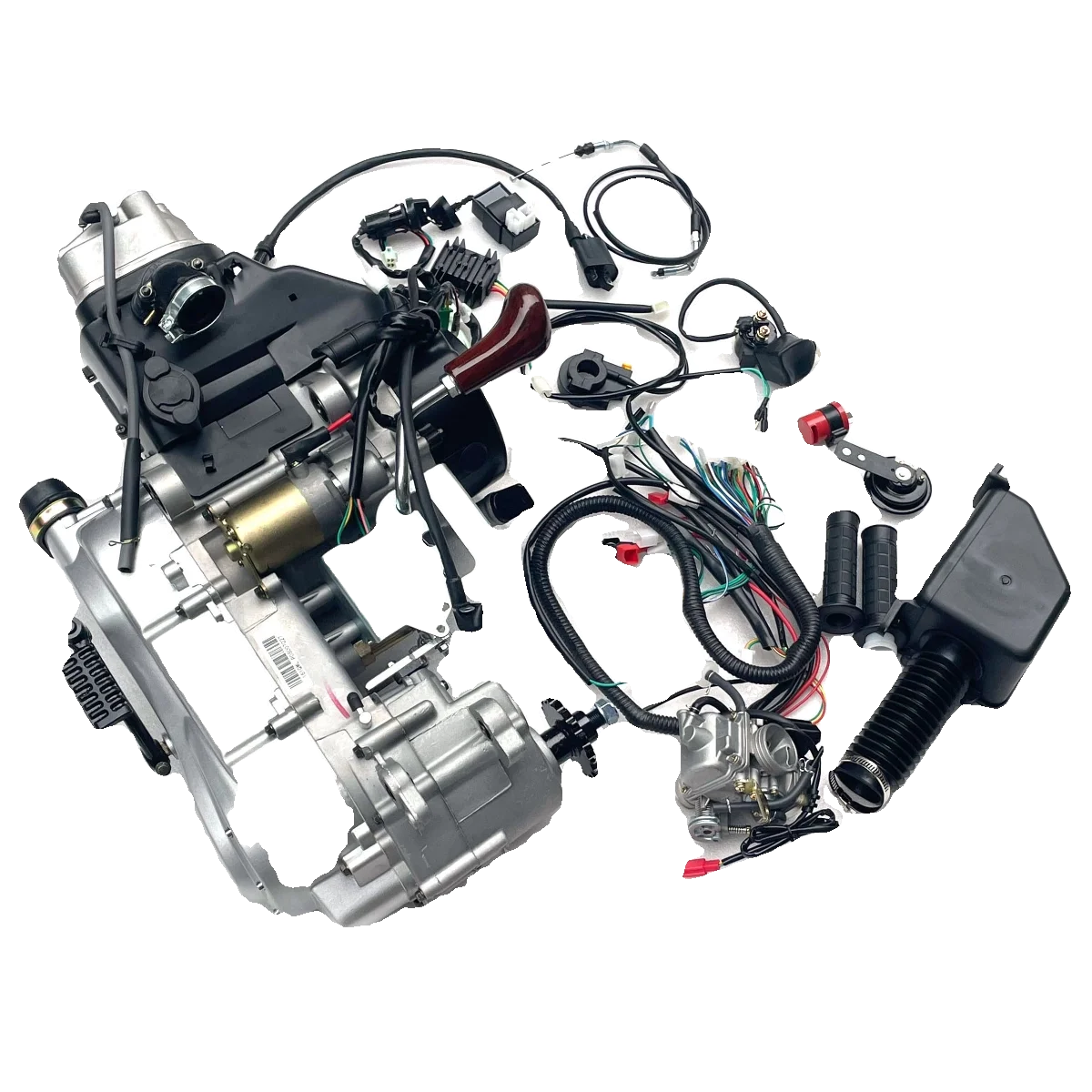 150-200CC Engine GY6 Continuously Variable Speed Built-in Reverse Gear for Four-wheel ATV Steel Tube Kart Motorcycle