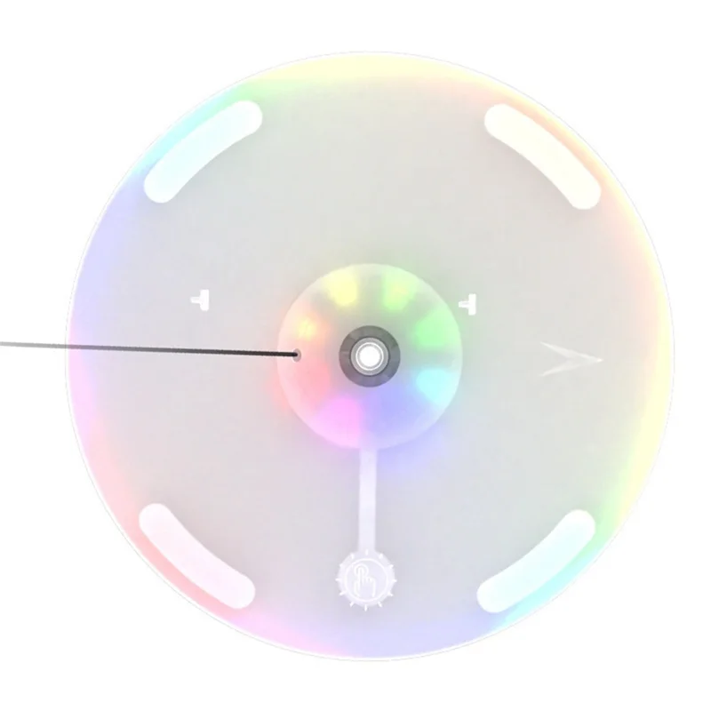 A68Z Console Dock Stand For PS5 Slim Console Disc Upright Stand With RGB Dazzle Color Console Dock Simple Stand