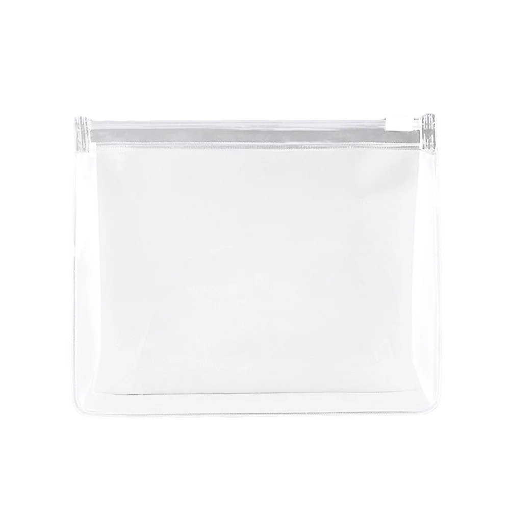 10 Pcs Transparent Makeup Bag Handbag Cosmetics Waterproof Portable Pouch