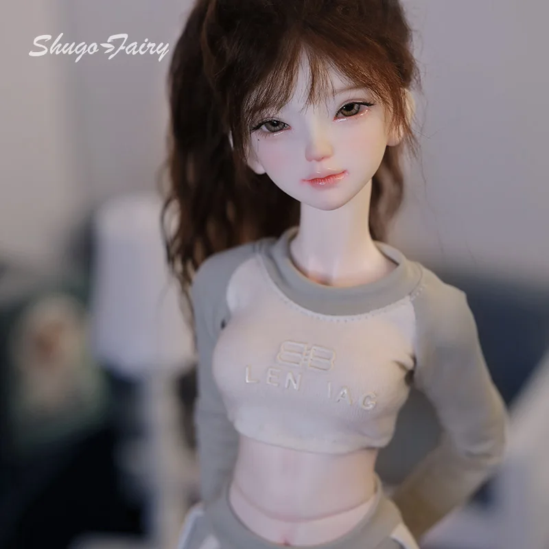 Xana BJD Doll 1/4 Barly Pilates Vital Fitness Girl Home Sport Style Gray Green Fashion Toy for Girl Shugafairy