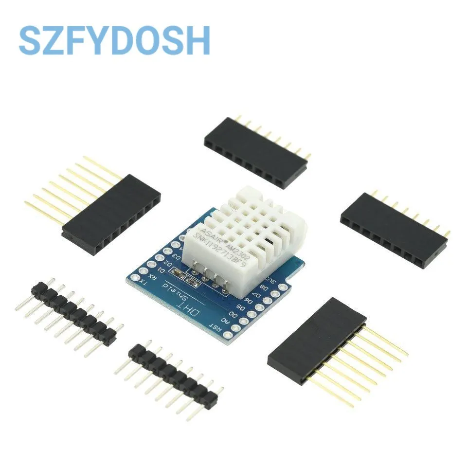 DHT22 Pro Shield For D1 Mini DHT22 Single-Bus Digital Temperature And Humidity Sensor Module Sensor 