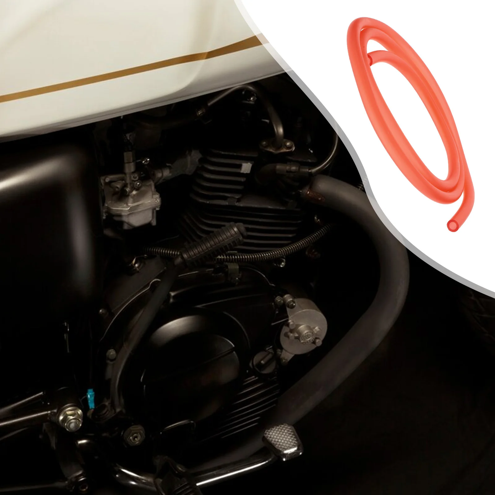 

High Temp Resist Silicone Fuel Hose Universal Fit for Cars Motorcycles Line Fittings Hose Motorcycle Fuel Pipe