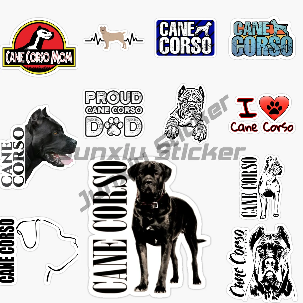 

CANE CORSO Italian Brave Dog Car Sticker Vinyl Self-Adhesive Decorative Decal Car Accessories Accessories