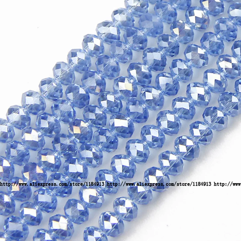 Image 6: JHNBY-Perles de Clip Autrichien Haut de Gamme, Forme Ronde, Haute Qualité, 6mm, 50 Pièces, Perles en Vrac, Rondelles, Boule de Verre, Bracelet, Bijoux DIY