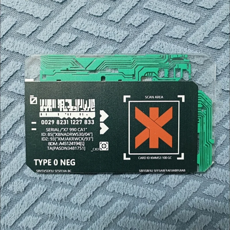 Game Trauma Team Gold Edition Cards Cosplay Card Transparent Acrylic Postcard Accessories Photocard Collection Ornament Prop