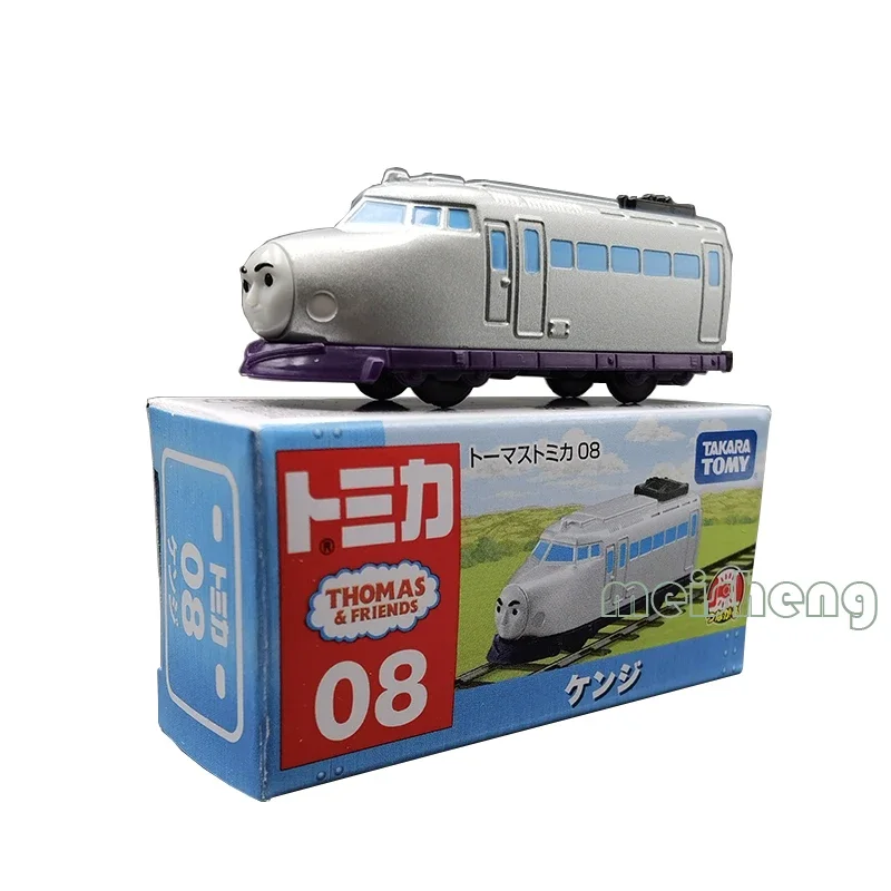 Takara Tomy Tomica Alloy Car Model No. 156 Thomas Fat Controller Small Locomotive Children\'s Toy, A Christmas Gift for Children