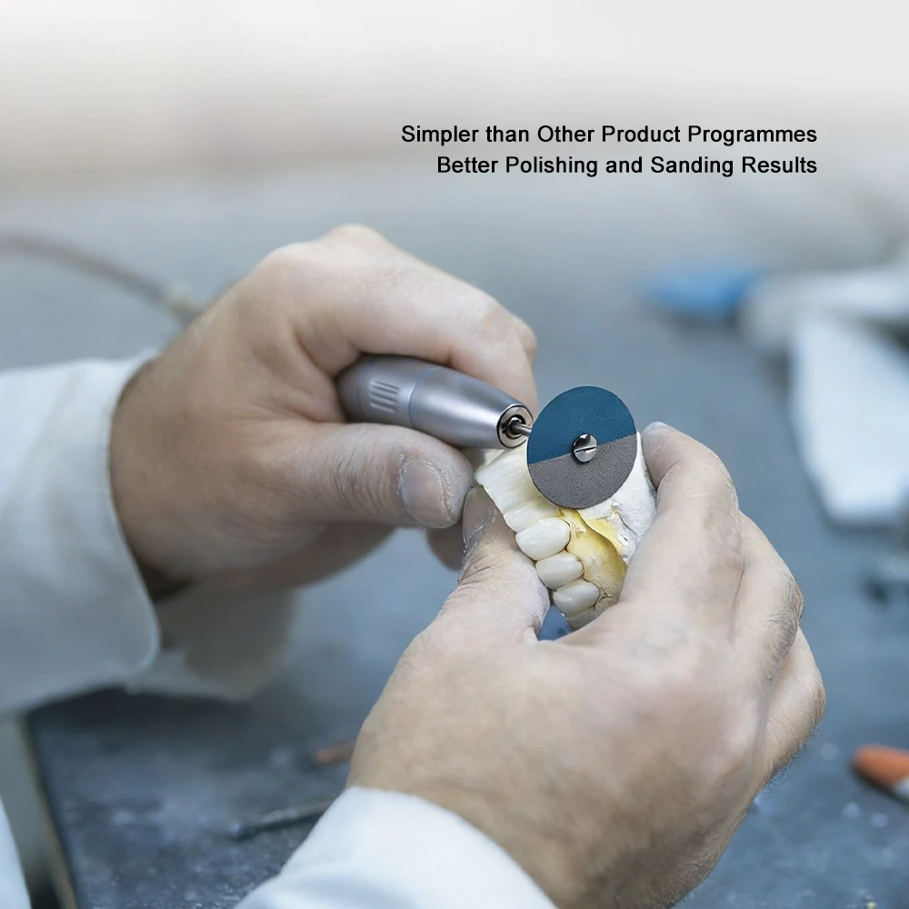 

SYJH Dental Twin-Color Zirconium Oxide Diamond Rubber Polisher Wheels Disc Composite Polishers Zirconium Oxide Polishing Tool