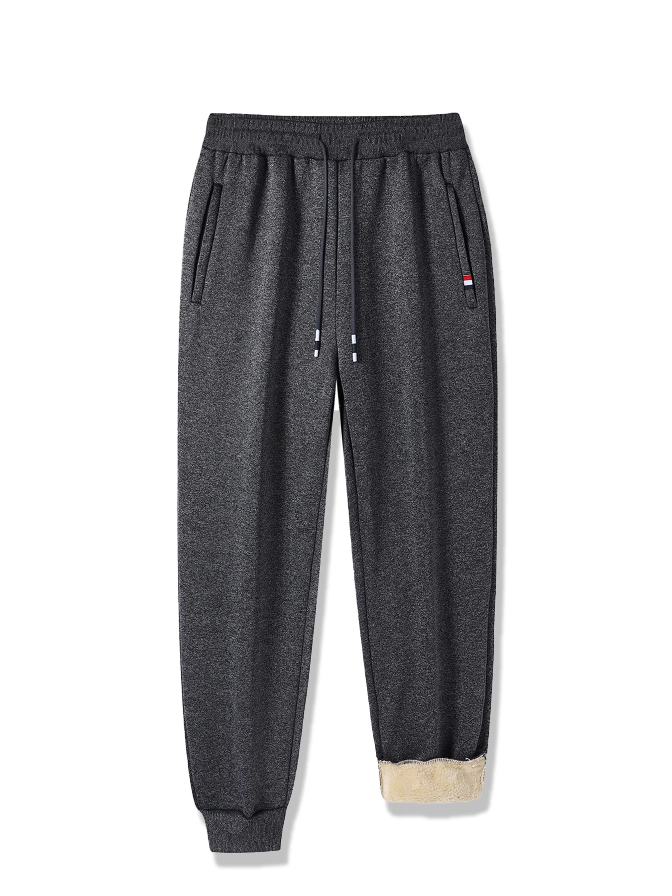 Pantaloni sportivi in pile addensato autunno inverno uomo donna pantaloni casual larghi con coulisse pantaloni sportivi all'aria aperta caldi pantaloni da jogging