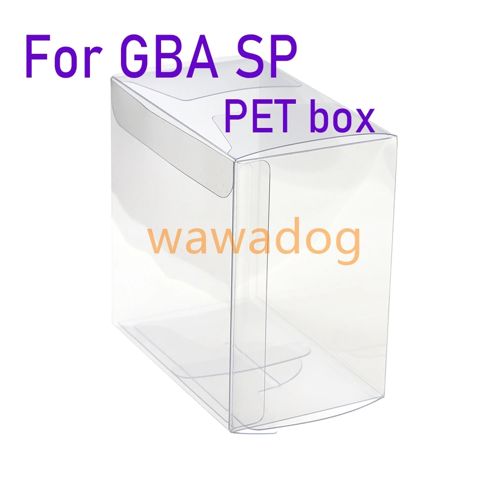 1pc For GBA SP Transparent PET Color Box For Game Boy Advance SP Console Clear Case Storage Protection JP Version