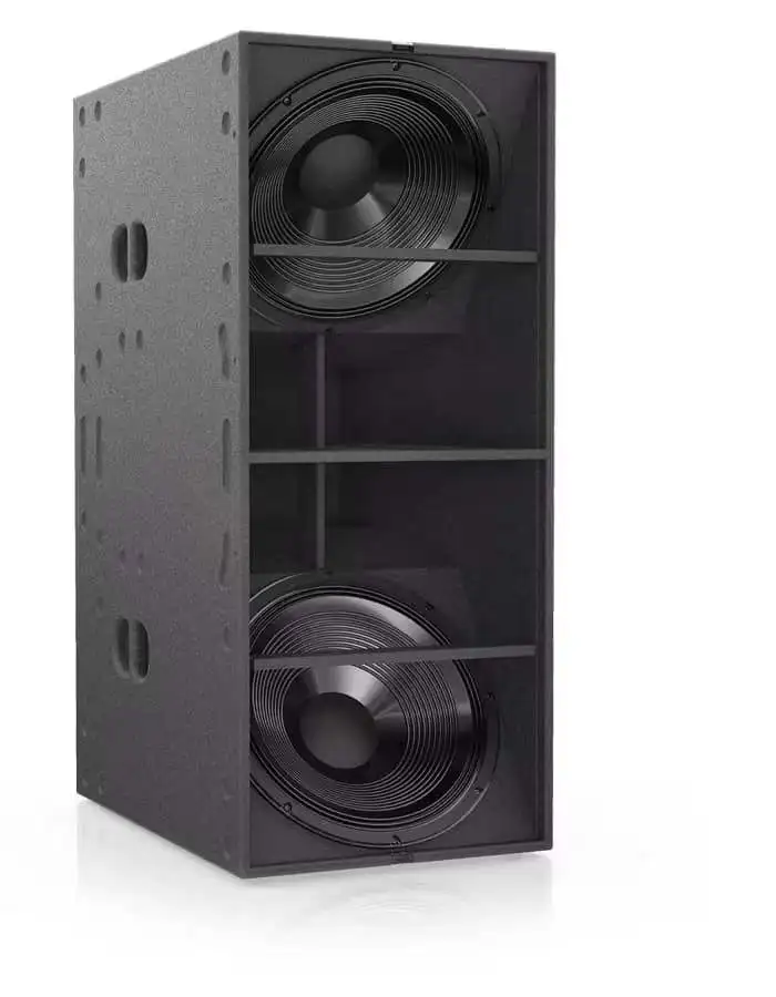 BSX-altavoz Subwoofer DJ Dual de 21 pulgadas con diseño de excursión larga, sistema de sonido pasivo/alimentado, subwoofers profesionales de madera contrachapada