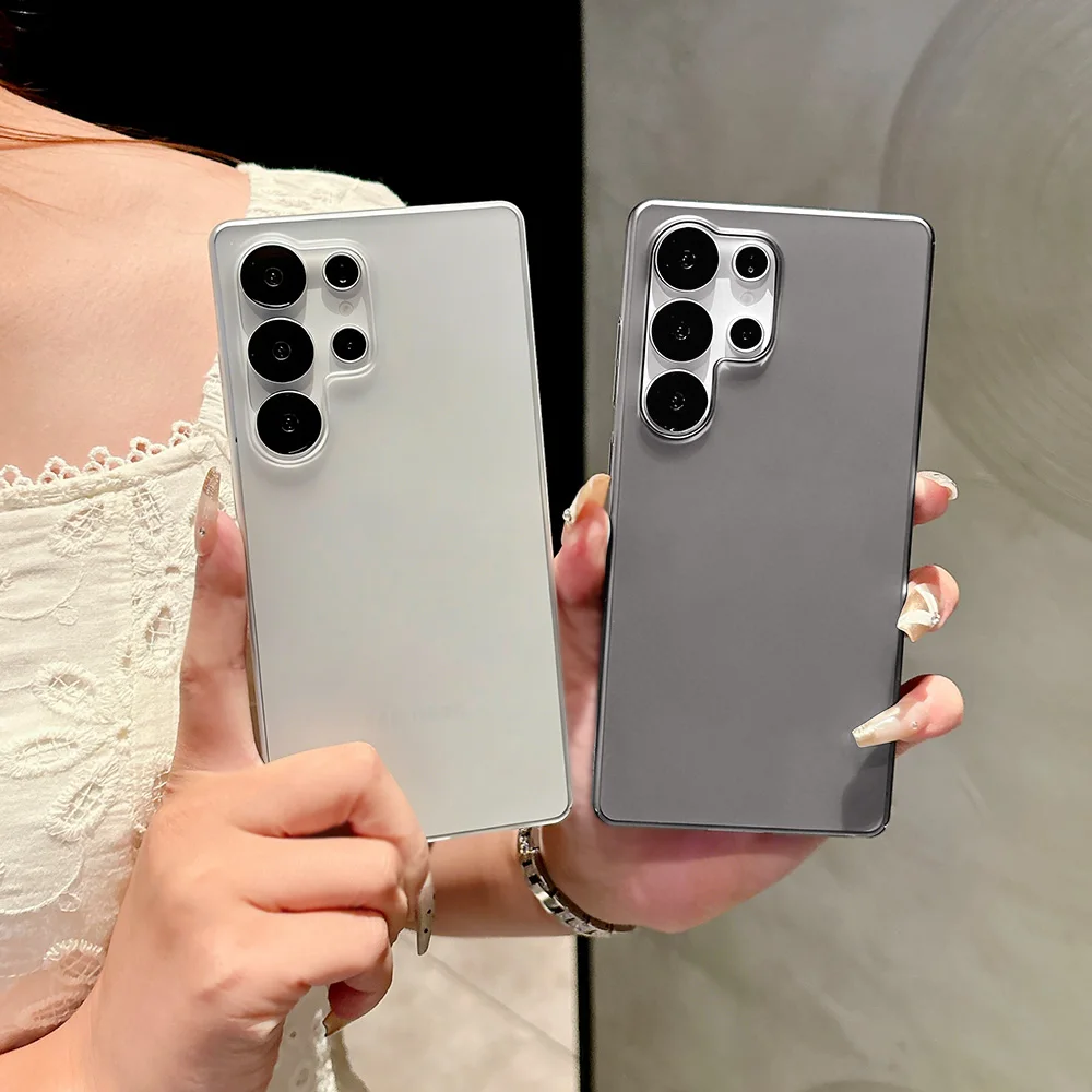 Matte Soft Clear Case For Samsung Galaxy S26 S25 S24 S23 Ultra A57 A37 A17 A15 A54 A07 A55 A36 A35 A56 A53 A34 A26 A16 5G Cover