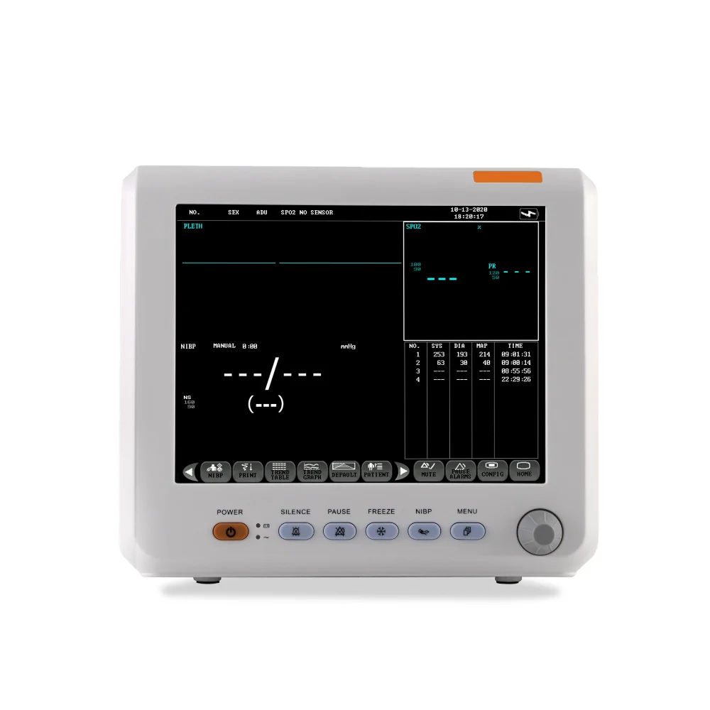 Electric Medical Machine Multi-parameter Veterinary Patient Monitor Class II Vital Signs Monitor