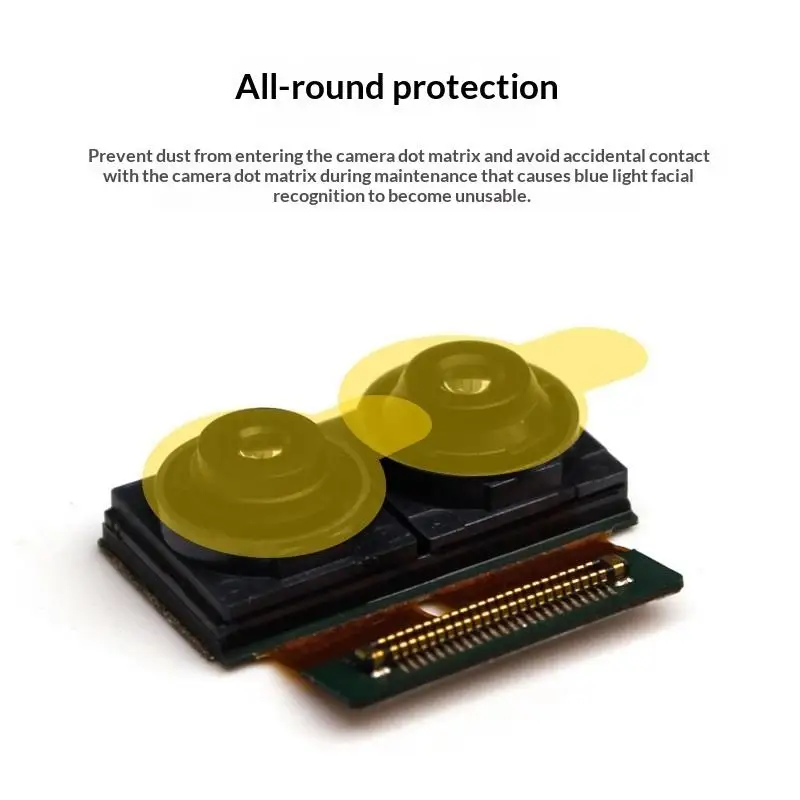 28/40/80/100pcs Protective Camera Sticker Dust Stickers High Temperature Tape For Phone Infrared Dot Matrix Protect Tool 7/12mm