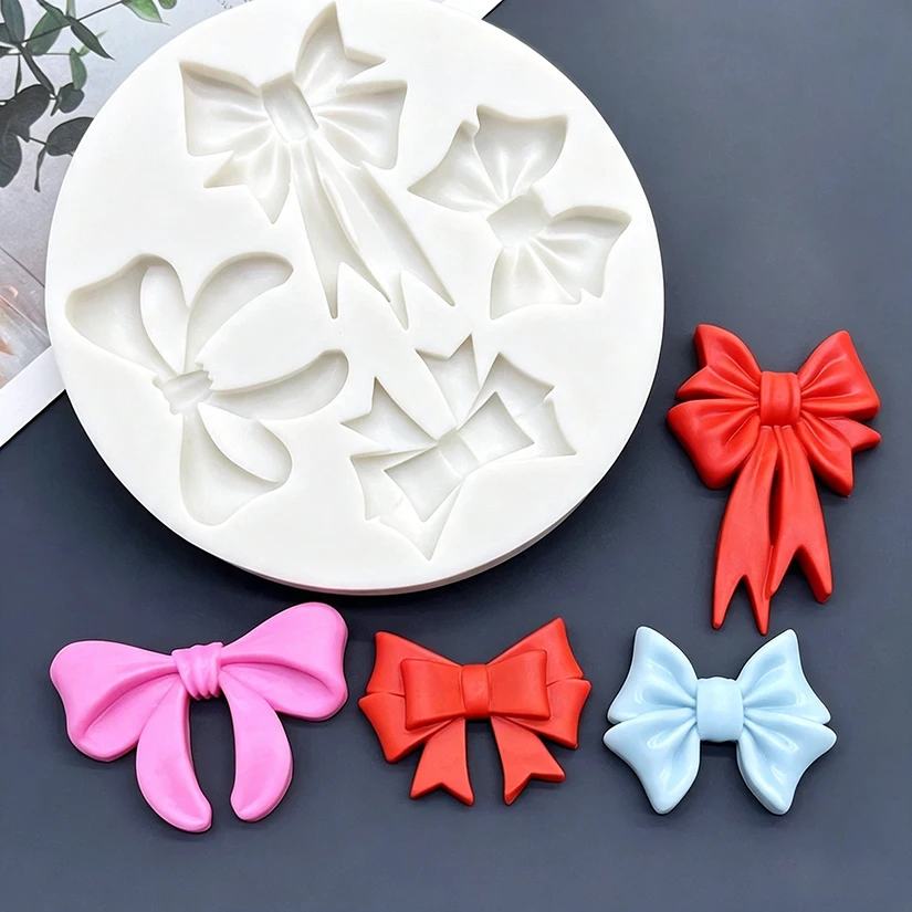 Bogen Silikon Kuchen Backform Sugarcraft Schokolade Cupcake Backform Fondant Kuchen Dekorieren Werkzeuge – Detail 1