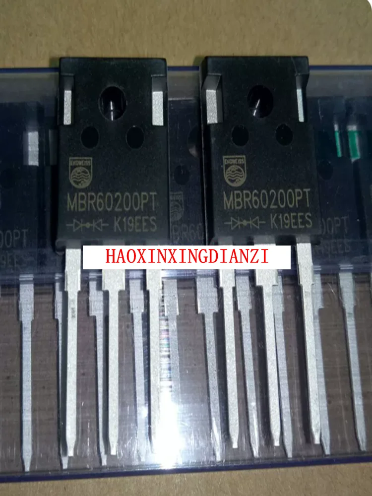 5PCS-20PCS MBR60200PT TO247 200V 60A Schottky Rectifier Diode Used for high-frequency, low-voltage, high-current rectification