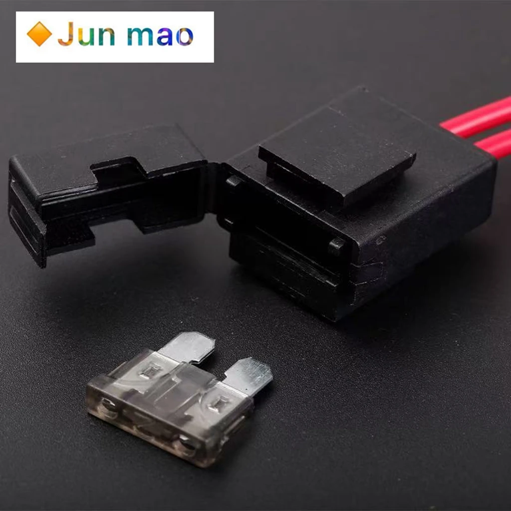 1set ATC Fuse Holder In-line AWG Wire Copper 12V 24V Power Blade with Fuse and Car Blade Fuse 2A 3A 5A 7.5A 10A 15A 20A  35A