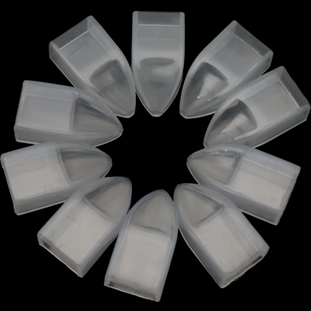 Transparent Plastic Cuticle Nipper Protective Cover Anti-Scratch Dustproof Storage Sleeve Nail Tool Tip Guard Cap