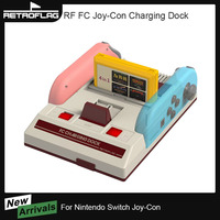 Retroflag FC Dual Charging Dock Charger Station for Nintendo Switch Joy-Con Controller Charger with Cassette Game Card Storage