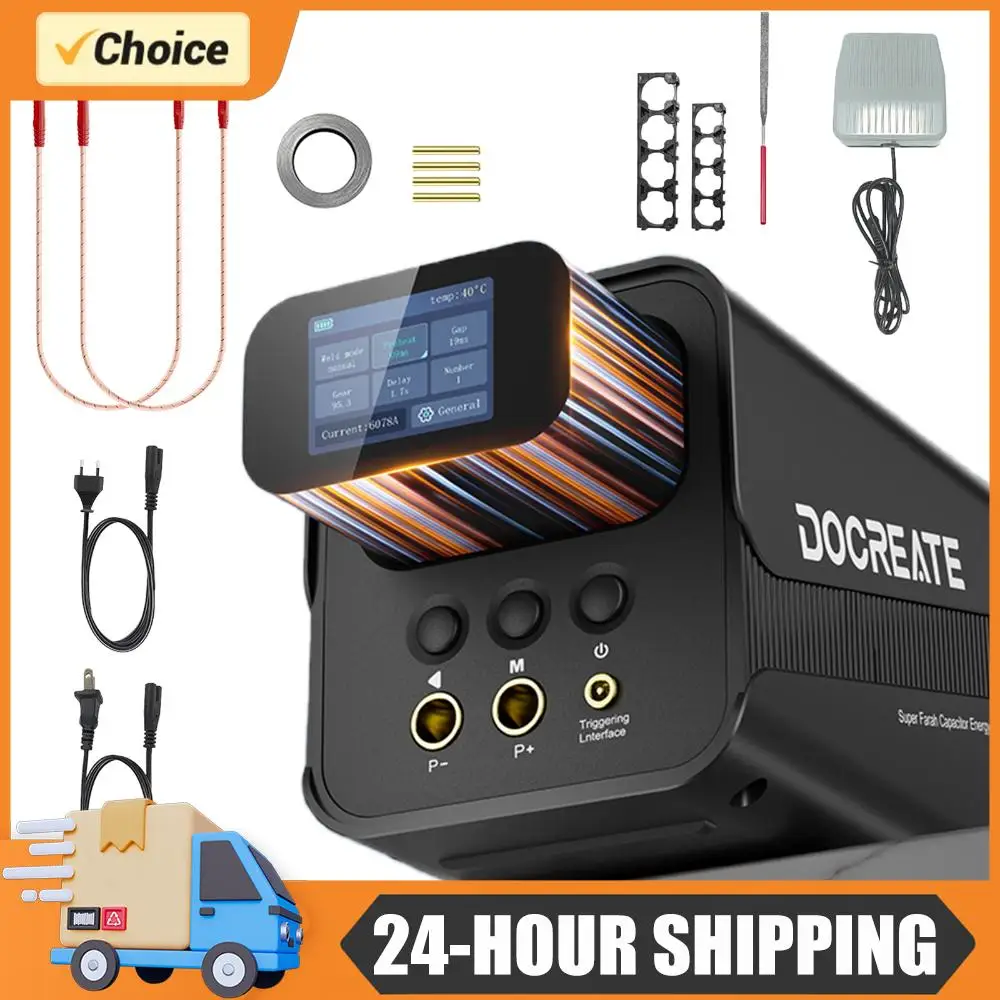 

Портативный аппарат для точечной сварки с 99 регулировками, ручной сварочный аппарат с 2-дюймовым ЖК-экраном для изготовления аккумуляторных блоков своими руками