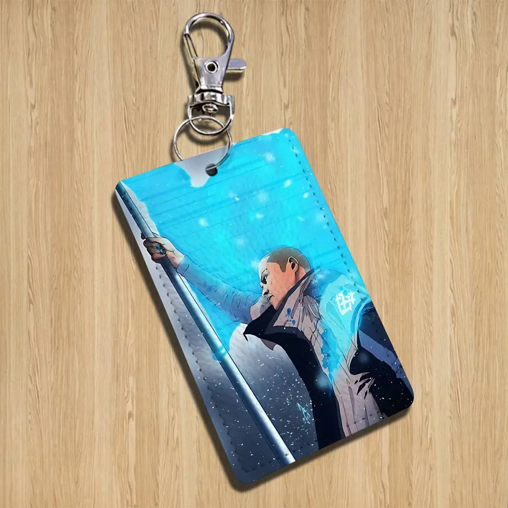 game RK800 Detroit Connor Card Holder With Keychain Executive Protection For Bank Credit Subway Bus Case