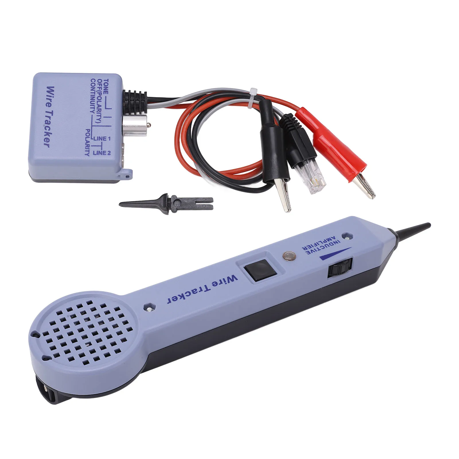 Tone ​Inductive Amplifier ABS Shell Easy To Operate Wire Tracer Tester with Receiver for Cable Maintenance