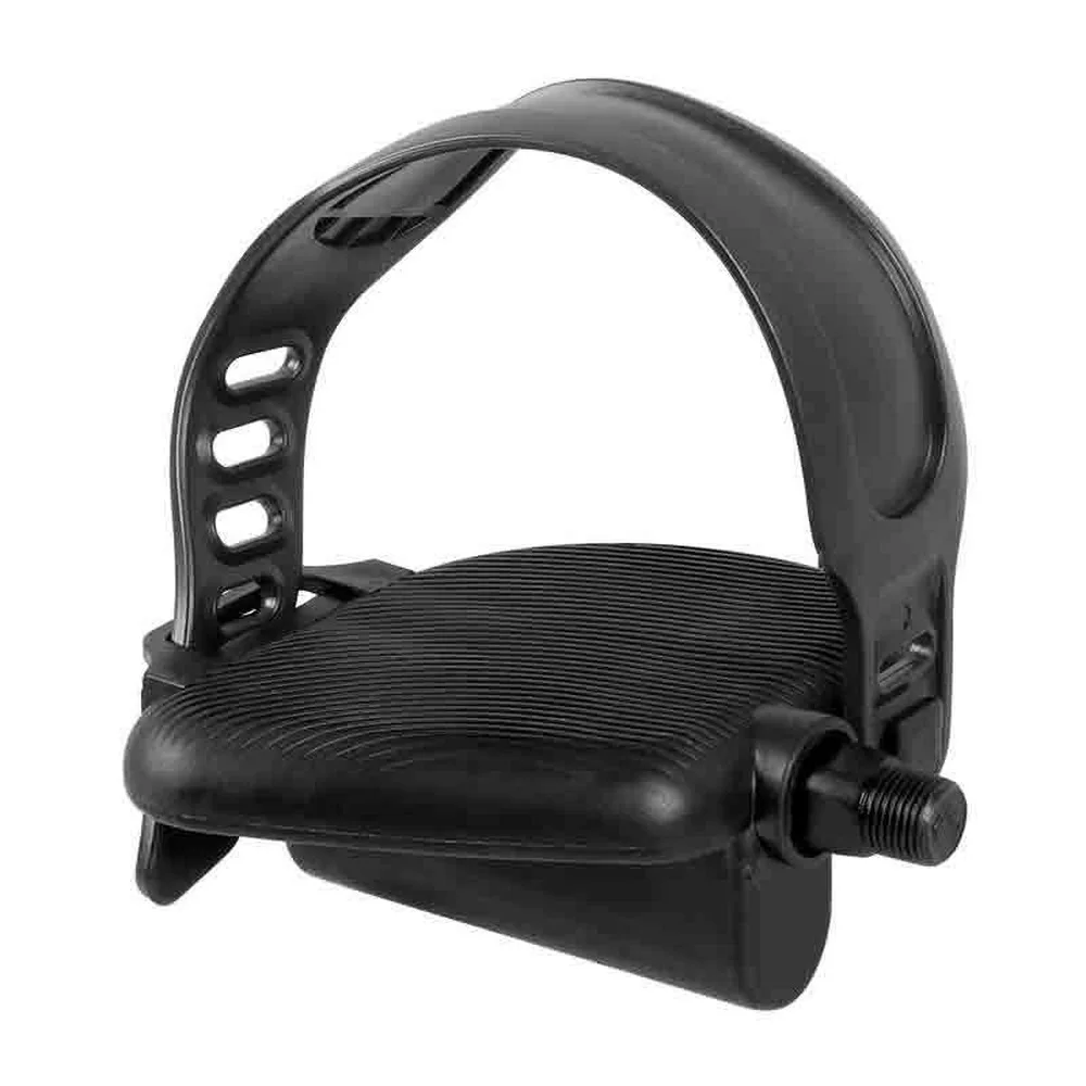 Aluminum Alloy PP Exercise Bike Pedals Aluminum Non Slip Reflective Safety Wide Platform Spd