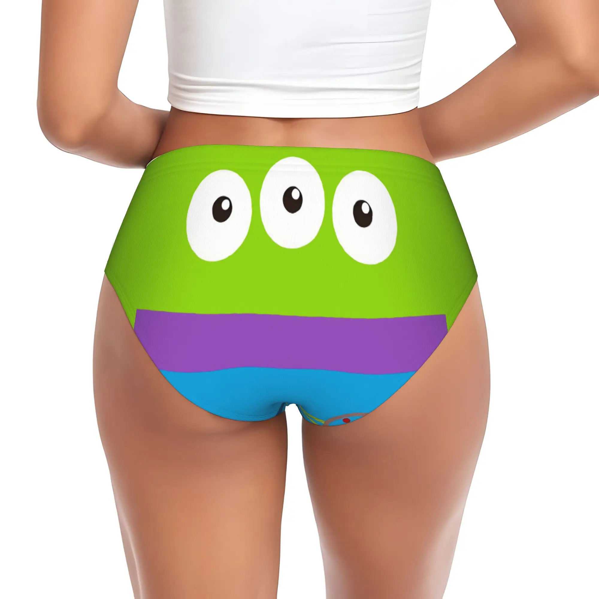 Custom T-Toy Cartoon S-Story Brief Panties Women's Comfort  Underwear