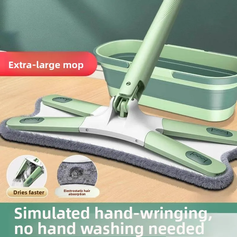 hand-free-wet-floor-cleaning-tool-flat-mop-self-absorbing-microfiber-cloth-with-water-scratching-household-cleaning-tool