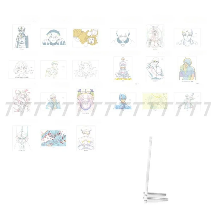 

Anime MILGRAM Acrylic Stand Doll Game Shidou Es Haruka Kazui Yuno Mikoto Amane Figure Model Plate Cosplay Toy for Gift