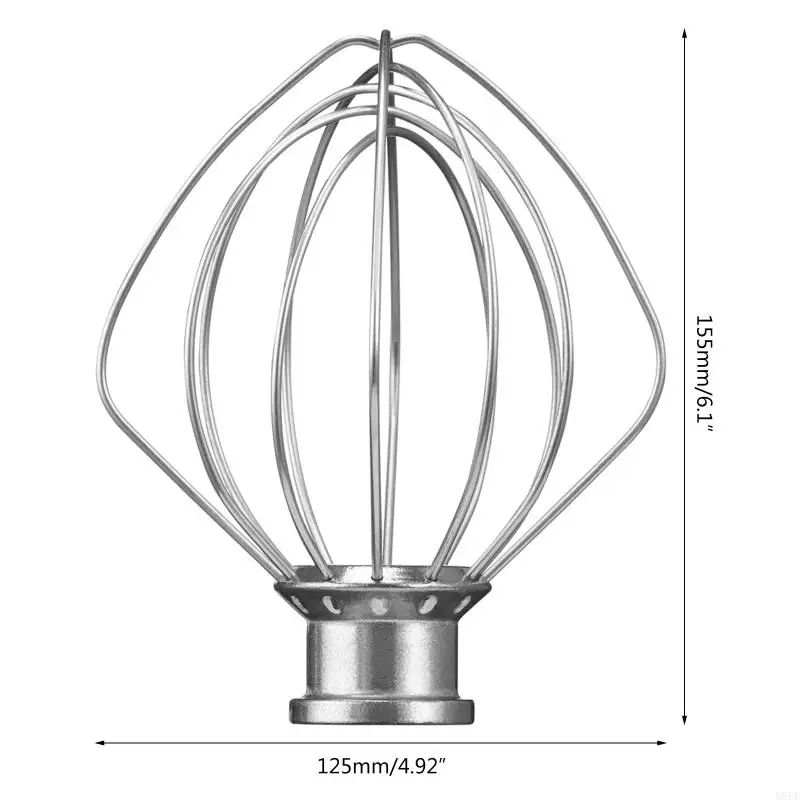 2025 ملحق سوط سلك جديد من الفولاذ المقاوم للصدأ لـ K45WW Head Stand Mixer