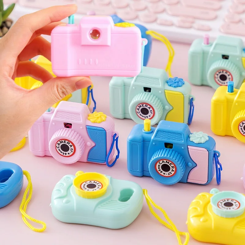 3pcs Kids Party Gift Cartoon Viewing Camera Birthday Party Baby Shower Gift Gift Bag Pinata Filler Easter Carnival Gift Pack