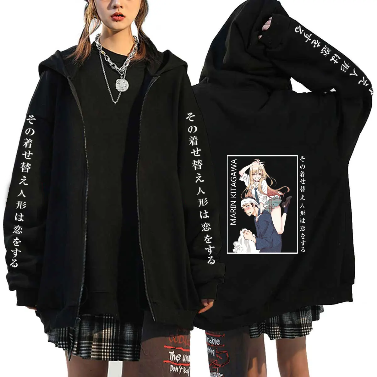 

My Dress Up Darling Hoodies Men Women Sweatshirts Hooded Harajuku Zipper Hoodie Boys Girls Casual Popular Pullovers Hip Hop Tops