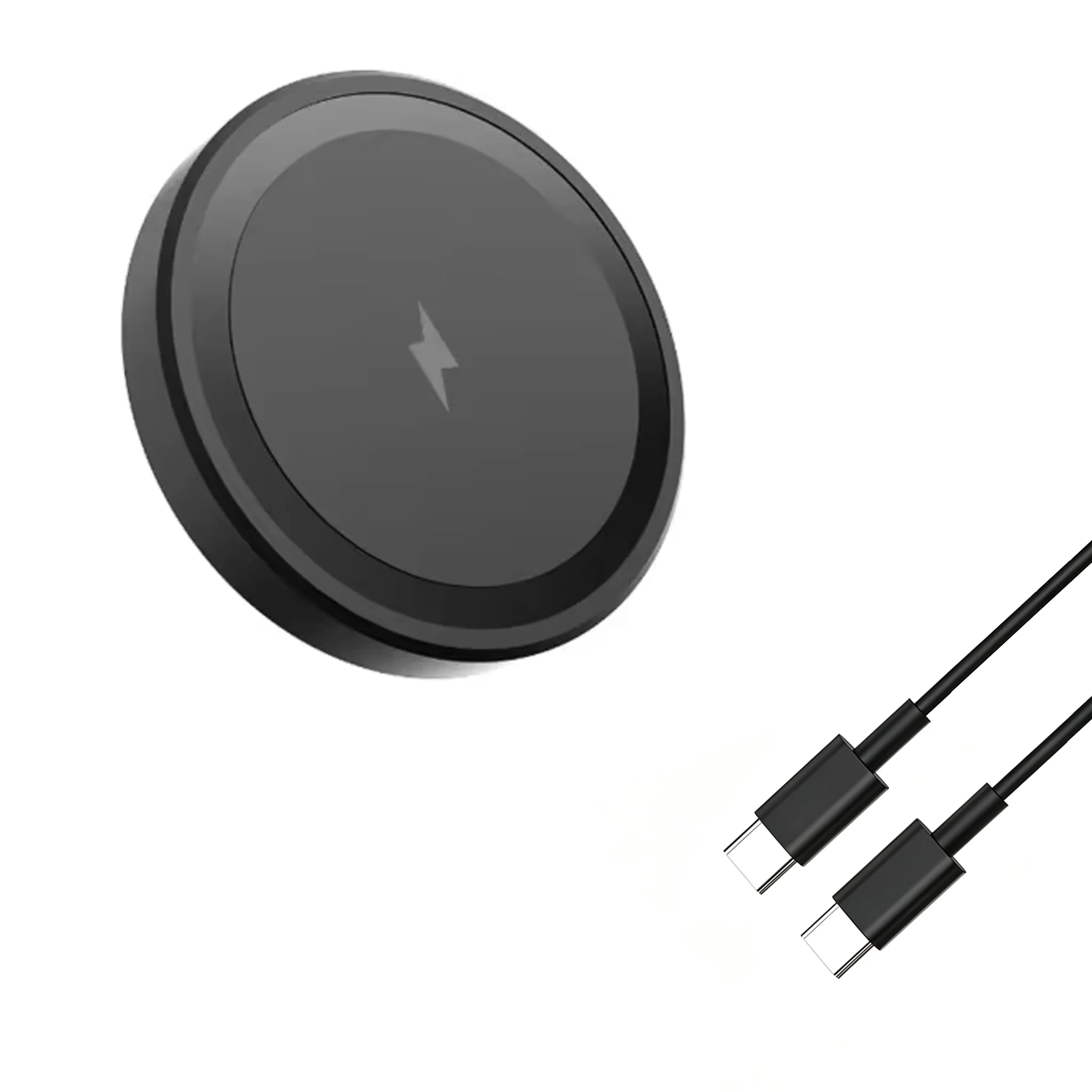 Ultra Thin Wireless Charger,Fast Charging Pad with Compact,Portable Design For Desk Bedroom Trave For iPhone18 17 16 15 Pro Max