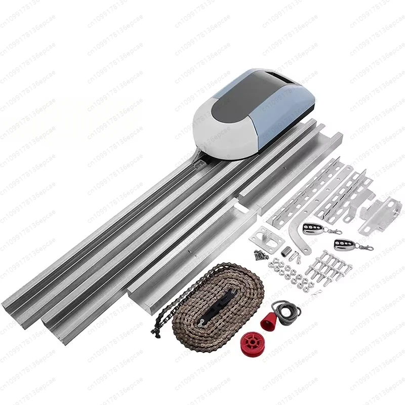 

WiFi Control Automation Opener 800N Tilting Doors Motor 220V Garage Operator Kits with 2 Remote 3M Rails for 12 ² By