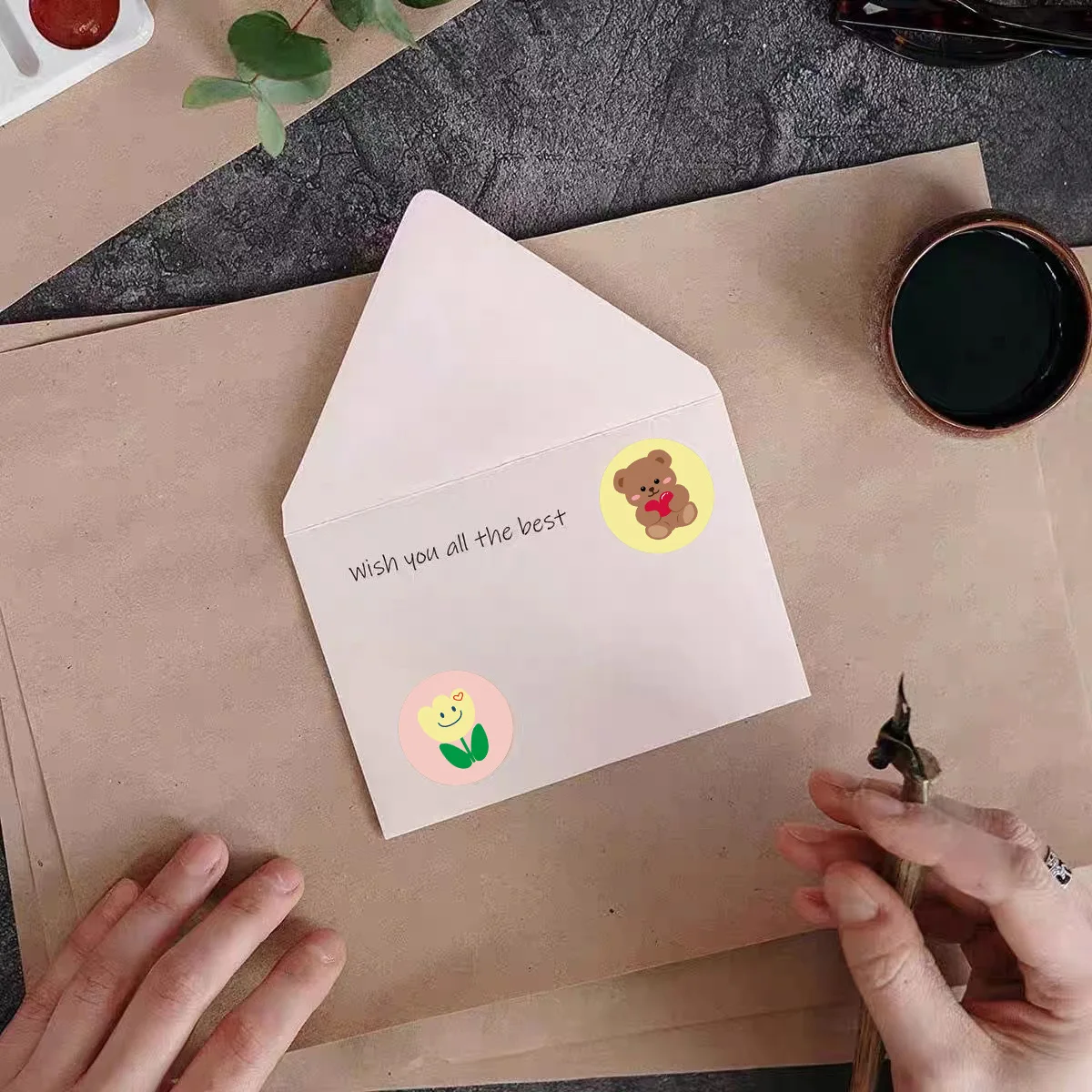 Cute Cartoon Animal Unicorn Sticker Kids Reward Sticker Gift Decoration Label Teacher Encouragement Student Stationery Stickers