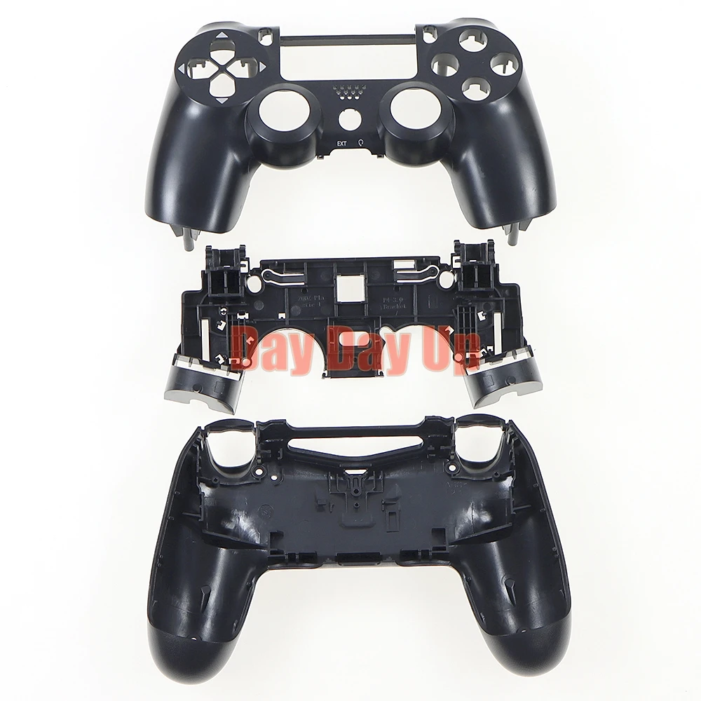 1 مجموعة ل PS4 تحكم JDS 030 JDS-030 V3 الجبهة الخلفية البلاستيك الصلب الإسكان شل الحال بالنسبة PS4 V3.0 JDM-030 غمبد #1
