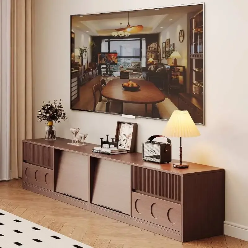 Distinctive Practical Spacious Creative Tv Cabinet Wooden White Classic Reliable Tv Cabinet Mobile Televisione Room Furniture